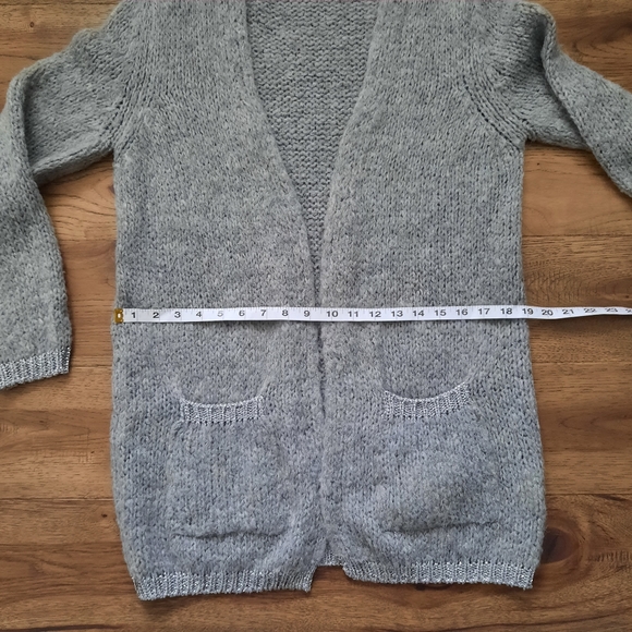 Mohair Blend Open Front Cardigan - Picture 14 of 16
